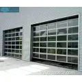 Porte de garage en verre transparent transparent transparent